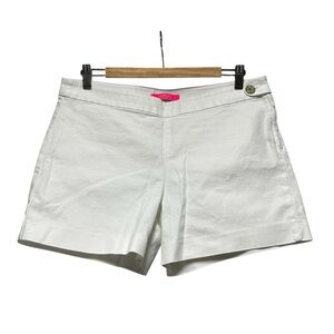 Lilly Pulitzer White Tailored Bermuda Shorts